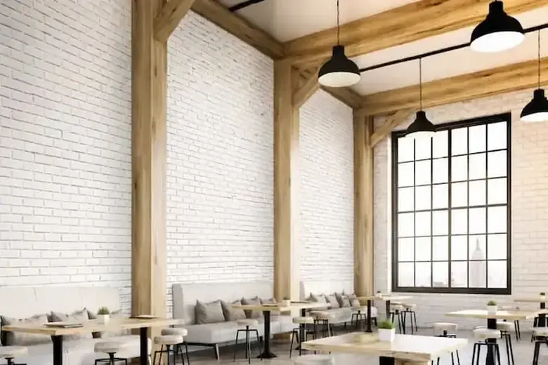 Wandgestaltung Restaurant Göppingen — vor Wanddeko